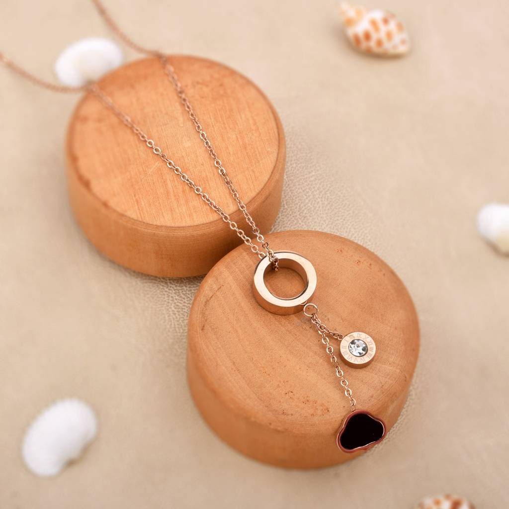 Subtle Sparkle Necklace : GJRNECKRGCZ06