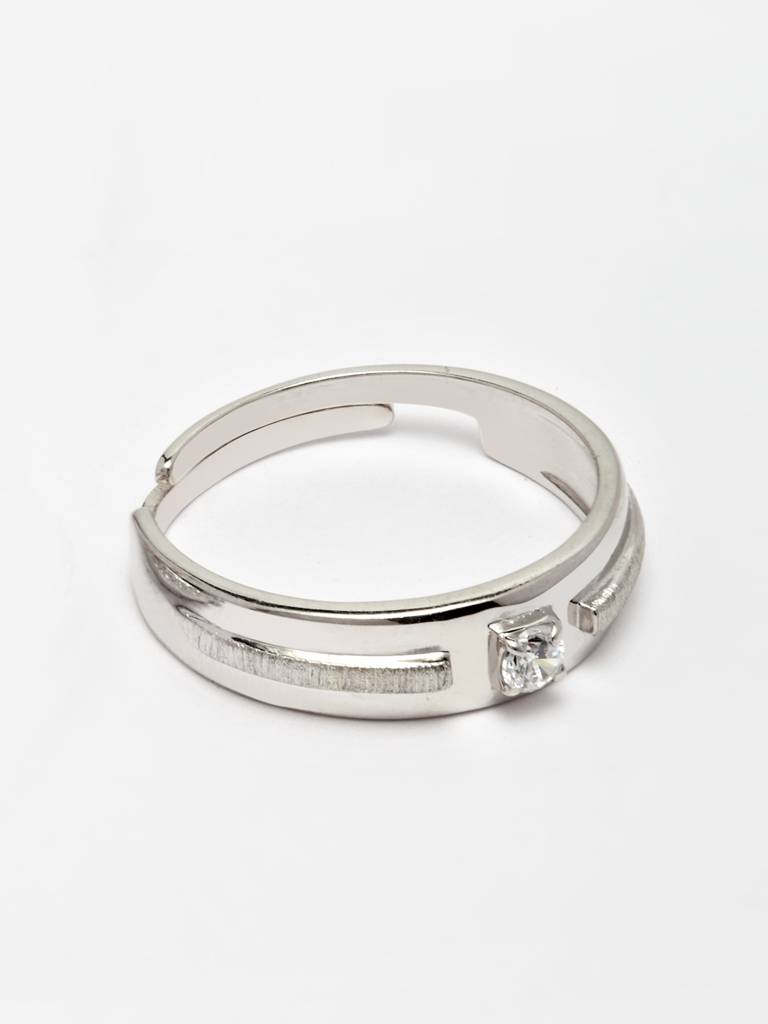 Pure 925 Sterling Silver Nario Adjustable Ring Gift For Men And Boys : CSCPLR8_M
