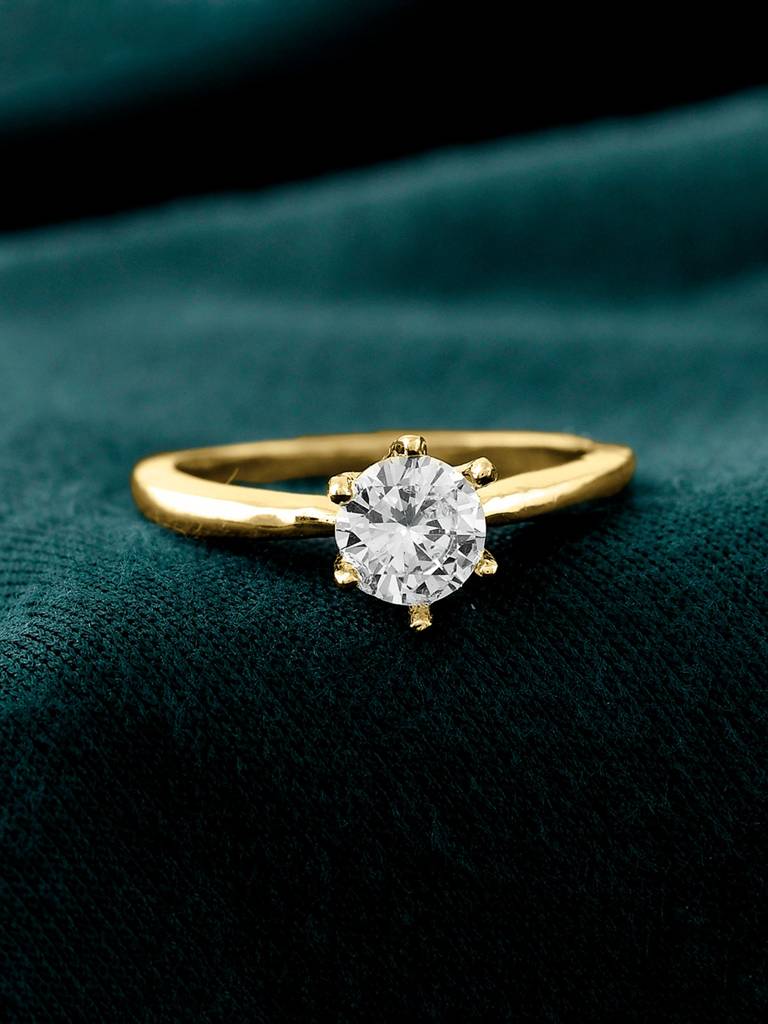 Valentines Day Promise Solitaire Ring : 8905124576825