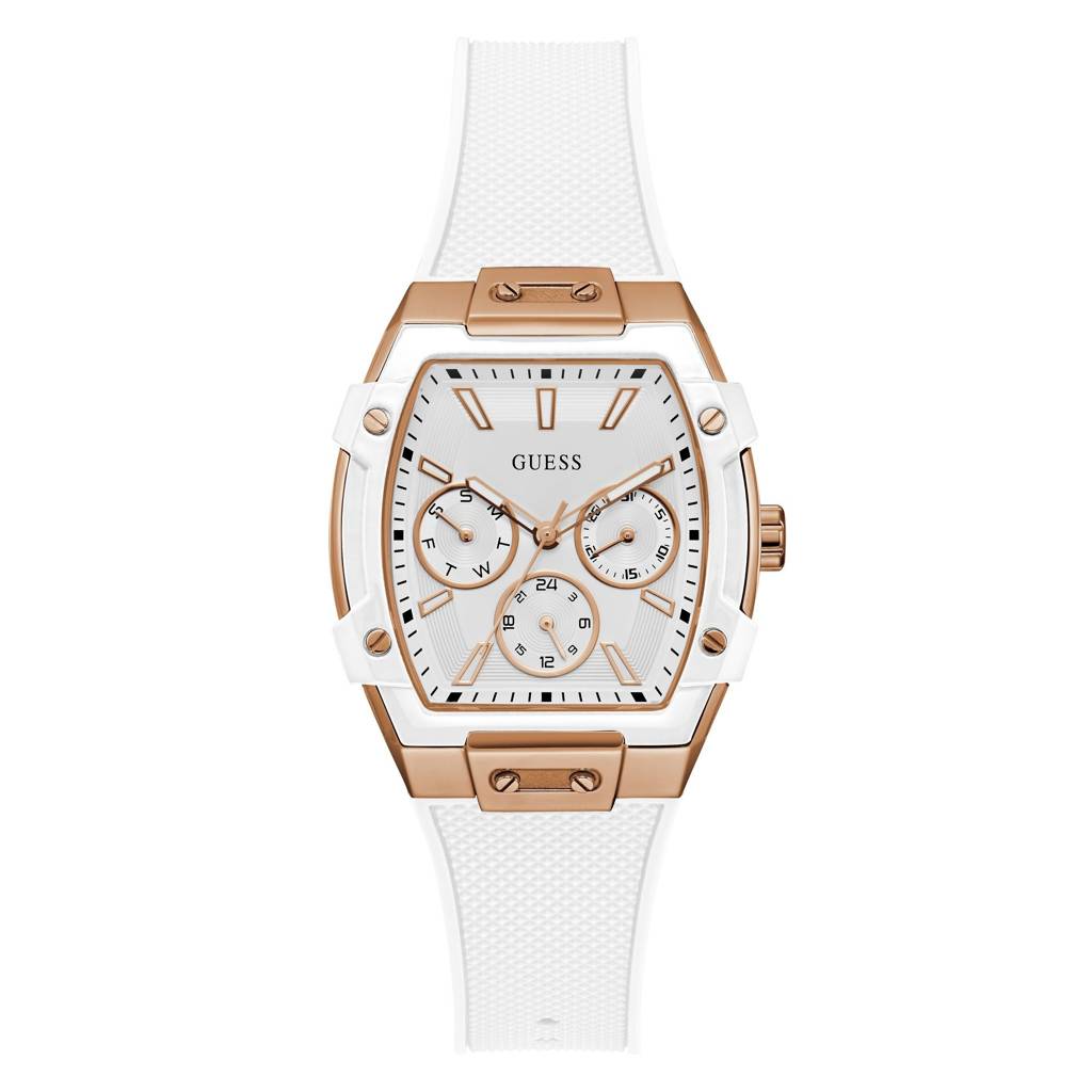 Guess Rectangle 35Mm White Dial Analog Women Watch - Gw0945L6 | Guess ...