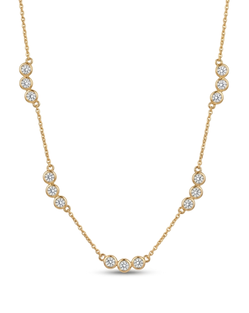 Recycled 925 Sterling Infinite Spark Chain – Celestial Gift For Her : N20_G