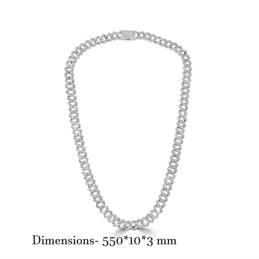 925 Pure Silver Men'S Chain : CH1005