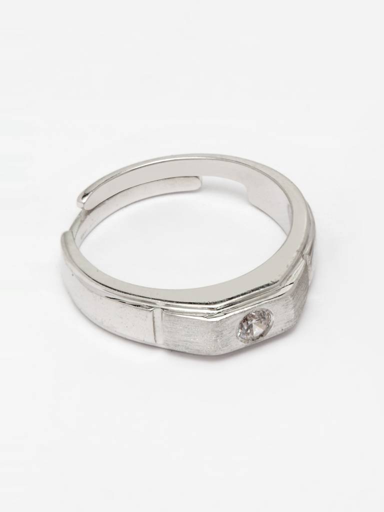 Pure 925 Sterling Silver Rocco Adjustable Ring Gift For Women And Girls : CSCPLR10_F