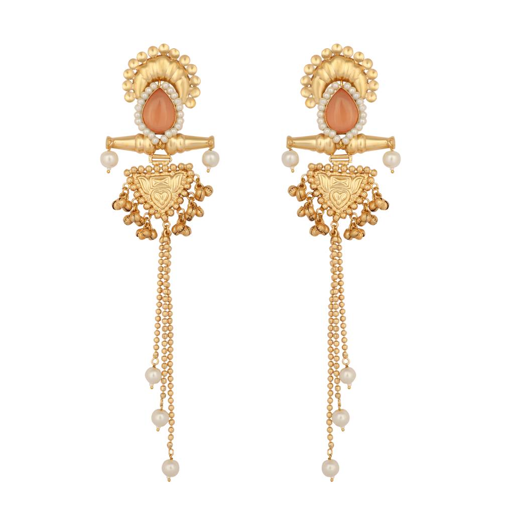 Serene Cascade Dangler Earrings : YI24A0438E