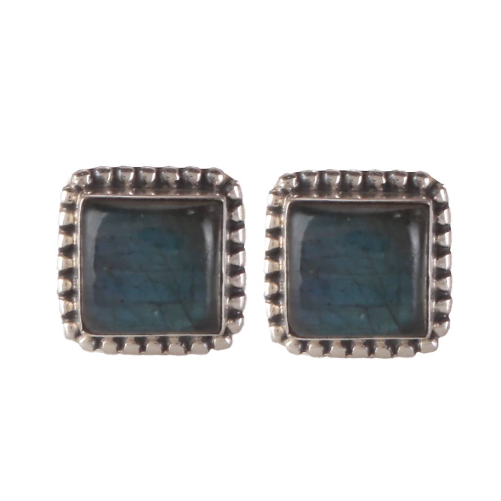 925 Sterling Silver  Labradorite Earrngs For Women | Minimalist Jewelry For All Occasions : FU-0156-5