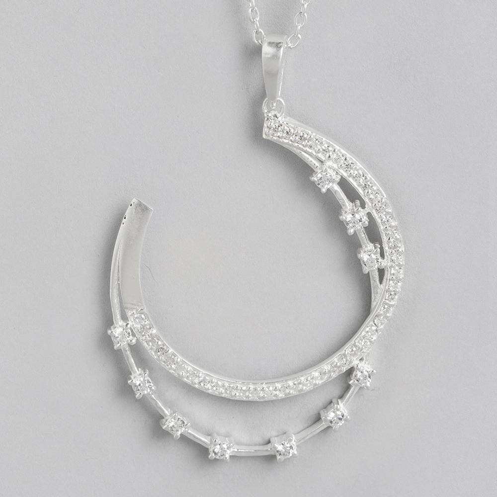 Zircon Silver Necklace : Z125SG005N013