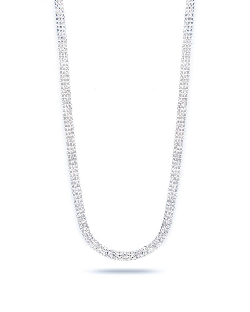 925 Sterling Silver Beveled Unbreakable Chain | 20 Inches | Unisex | 925 Hallmarked : CH073_20