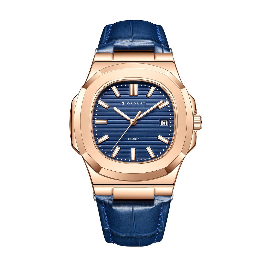 Analog Wrist Watch For Men Stylish Metal Strap With Water Resistant 3 Hand Mechanism For Men And Boys To Complim : GZ-50104-01