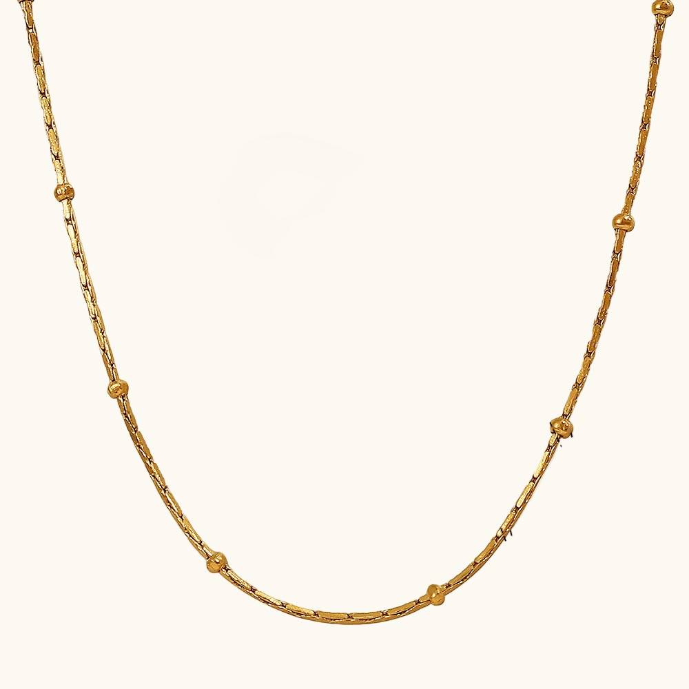 Beaded Chain - 18K Gold Plated : PDTTT069