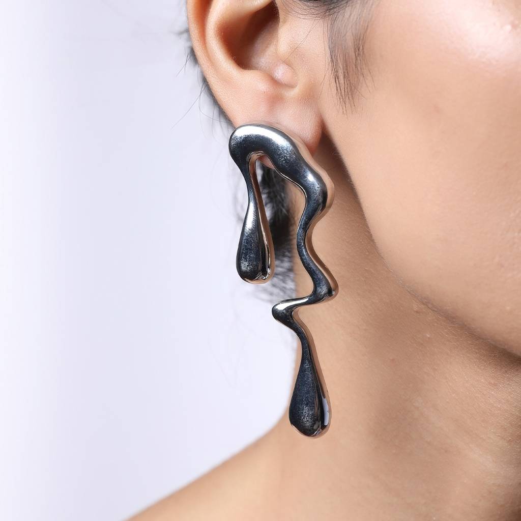 Irregular Exaggerated Statement Earrings : C-568(S)