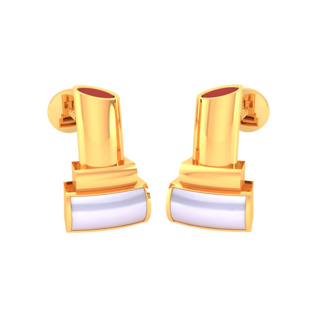 925 Pure Silver Lipstick Inspired Stud Earrings For Girls And Kids : TWP1312