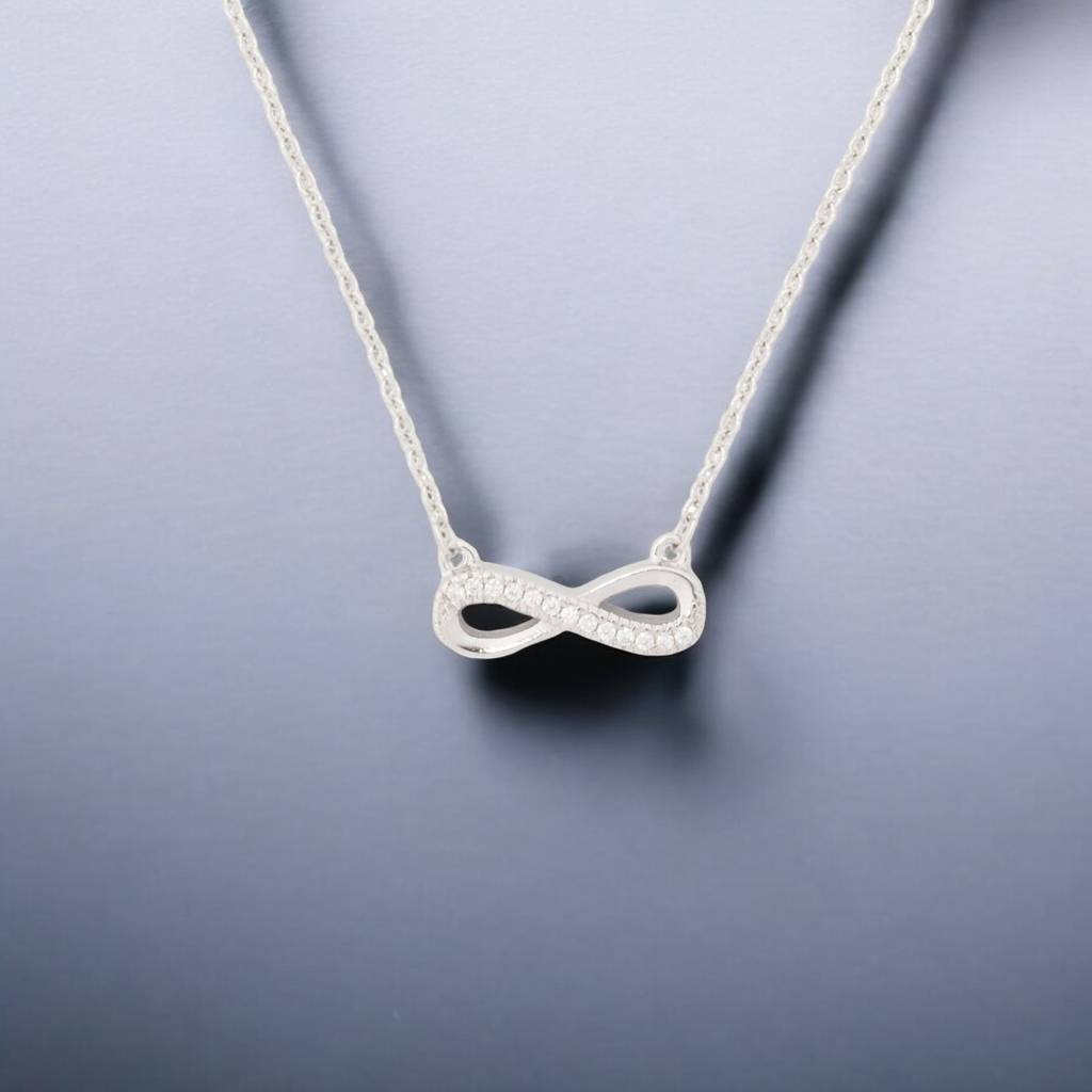 925 Silver Infinity Necklace : HP-NK-PSS-03