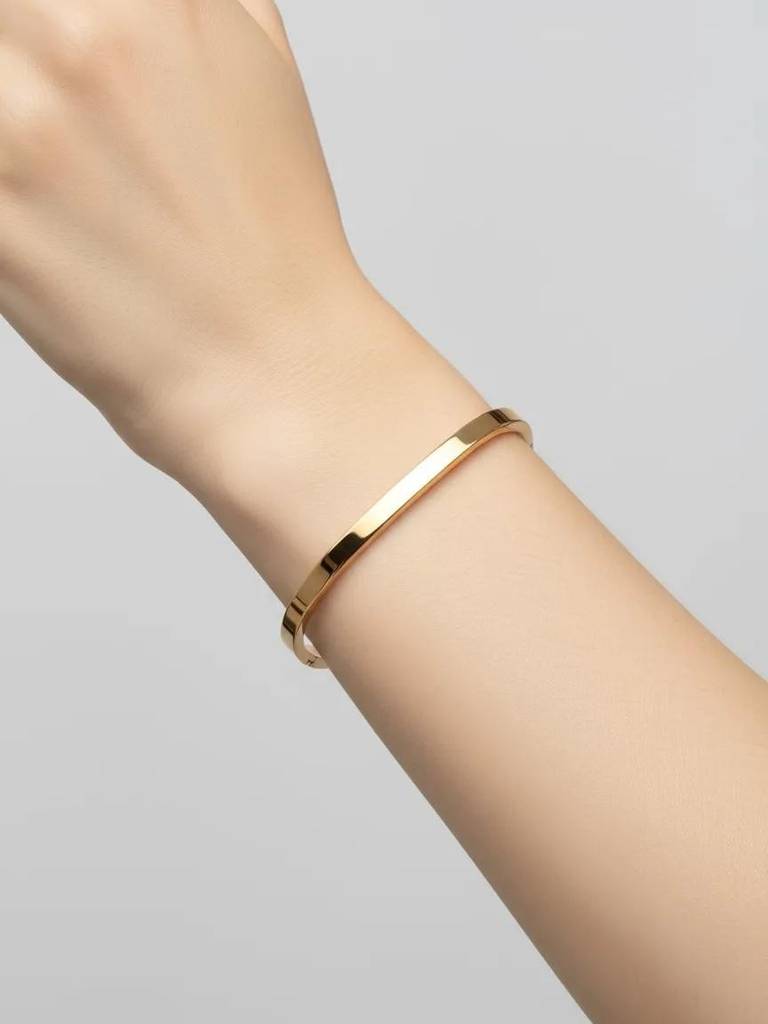 Gathika Bangle Bracelet | Anti Tarnish | 18K Gold Plated : RKAT000014