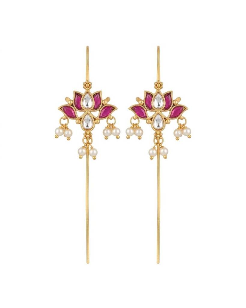Padma Lotus Ear Cuff : sm02
