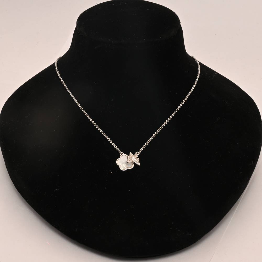 925 Pure Silver Elegant Butterfly Chain Pendant : CP1029