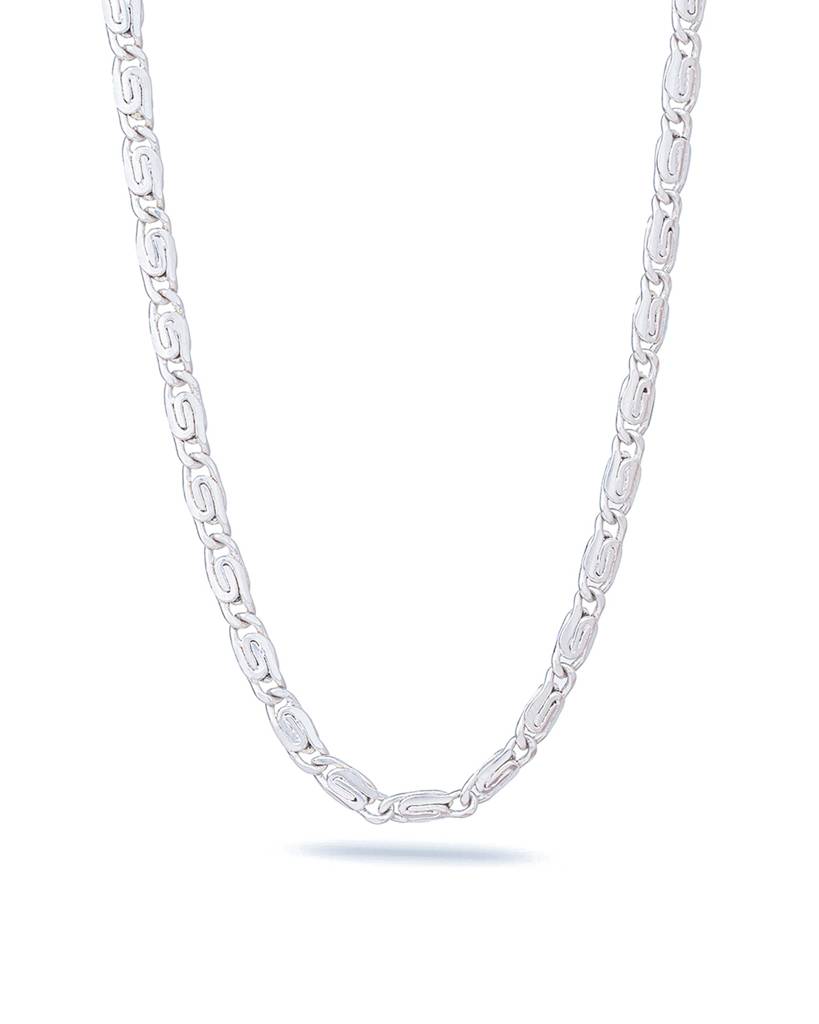 925 Sterling Silver Fisher Chain | Unbreakable | 20 Inches | Unisex | 925 Stamped : CH074_20