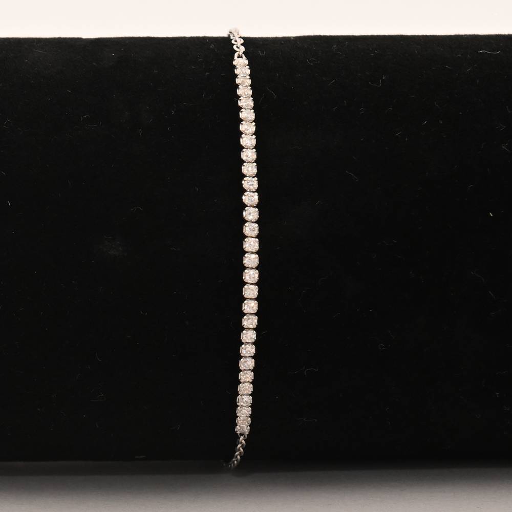 925 Pure Silver Minimalist Chain Bracelet : BR1077