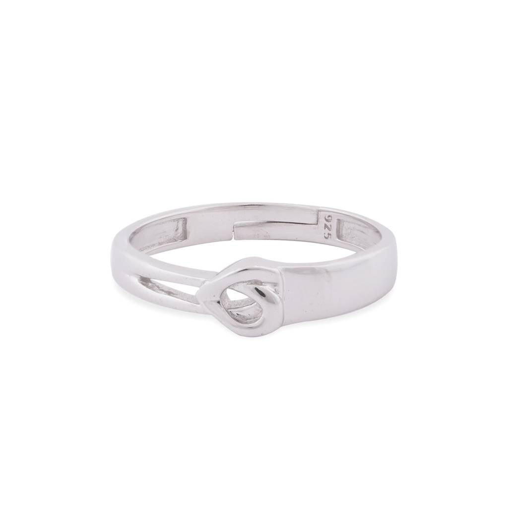 Silver Endless Love Ring For Him : ZLCPLR-1004-MW