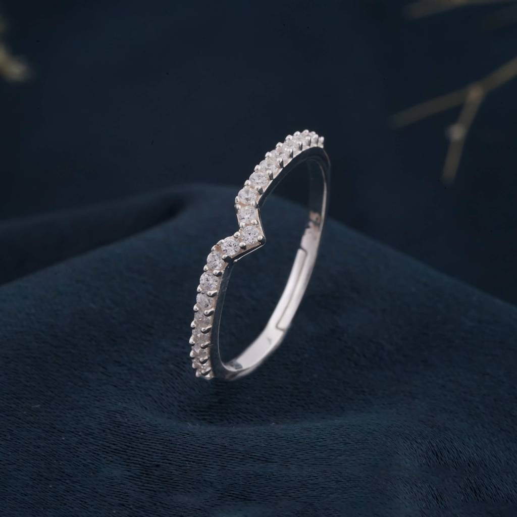 Silver Cupid Arrow Women'S Band : ZLCPLR-1016WW