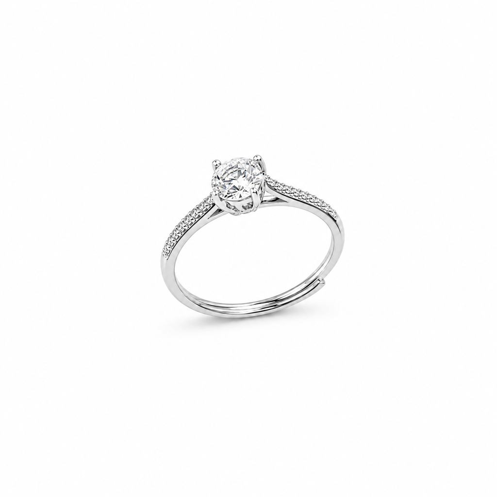 925 Silver Timeless Sparkle Ring : LR23600