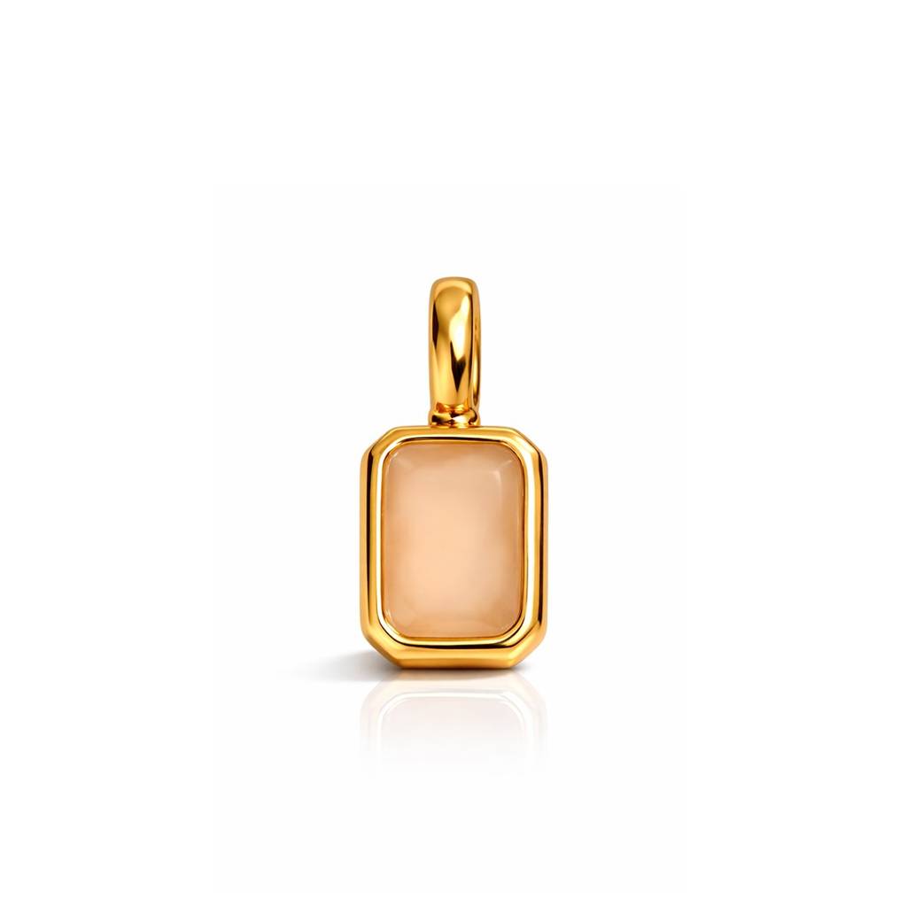 18K Gold-Plated - Stone Pendant : 10098112