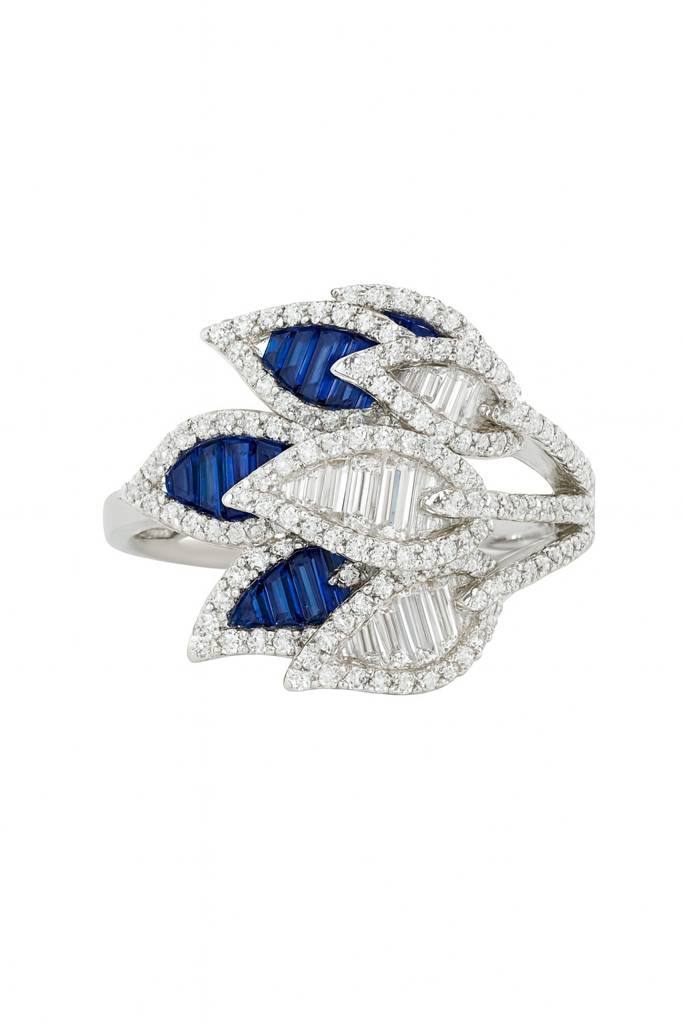 Aura Sapphire Silver Ring : R102-WH-S-12