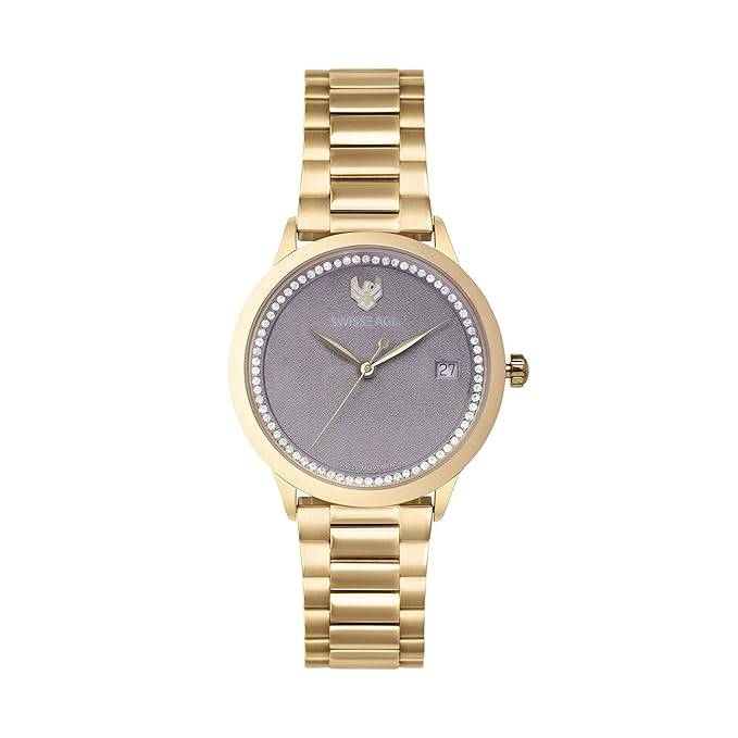 Swiss Eagle Women'S Analog Swiss Made Movement Watch With Stainless Steel Make - Se-9166 : SE-9166-33