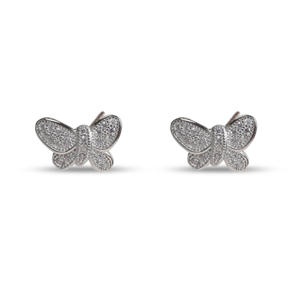 Butterfly 92.5 Sterling Silver Earrings : SE001
