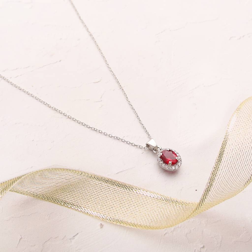 Iski Uski 925 Sterling Silver Kyle Ruby Pendant