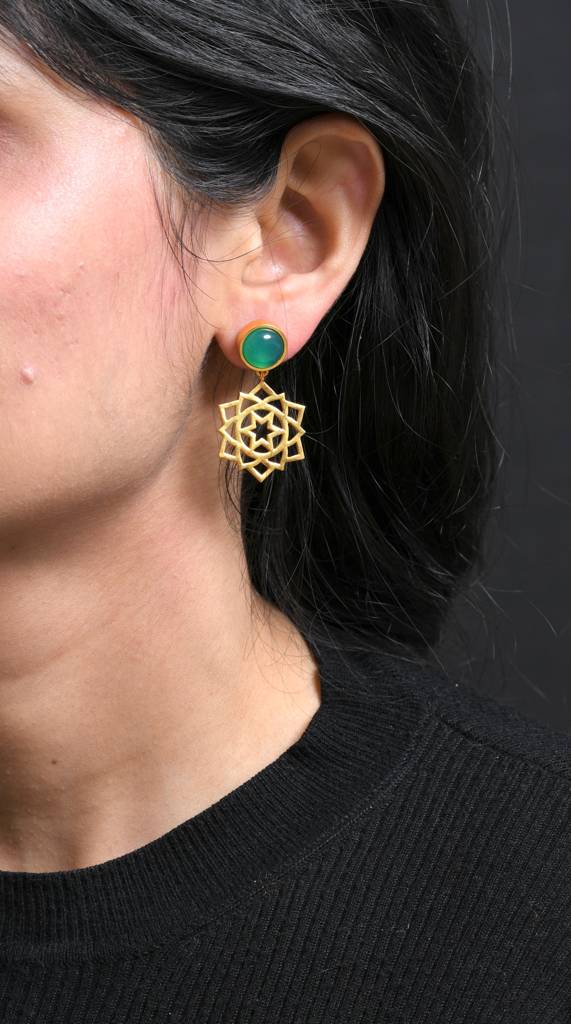 Heart Chakra Earrings : IVBE09