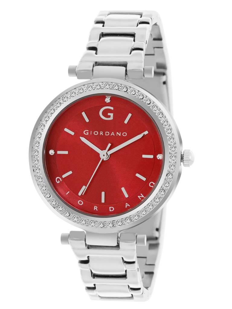 Analog Wrist Watch For Women | Stylish Metal Strap With Water Resistant 3 Hand Mechanism For Girls & Ladies To Co : GD-4212-11