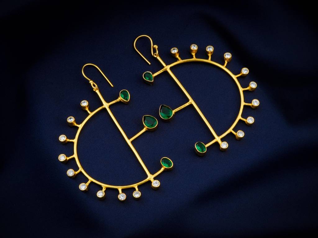 Vibrant Sun Earrings : GRE81