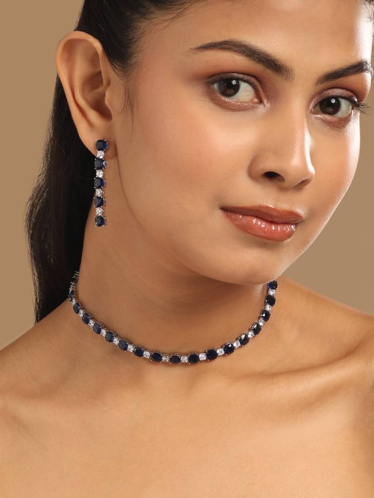 Emerald Diamond Anti Tarnish Elegance Set : YI24A0260N