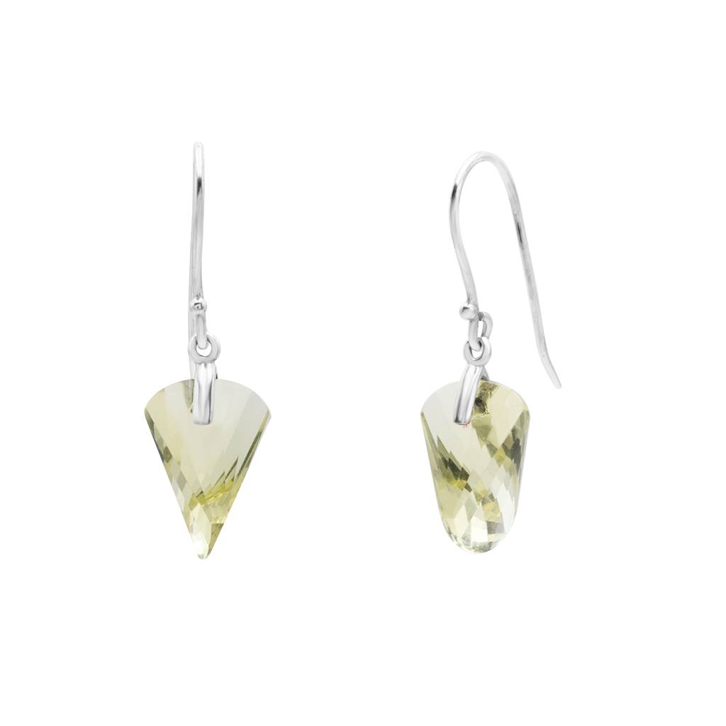 Lemon Topaz Hanging Earrings : E2859