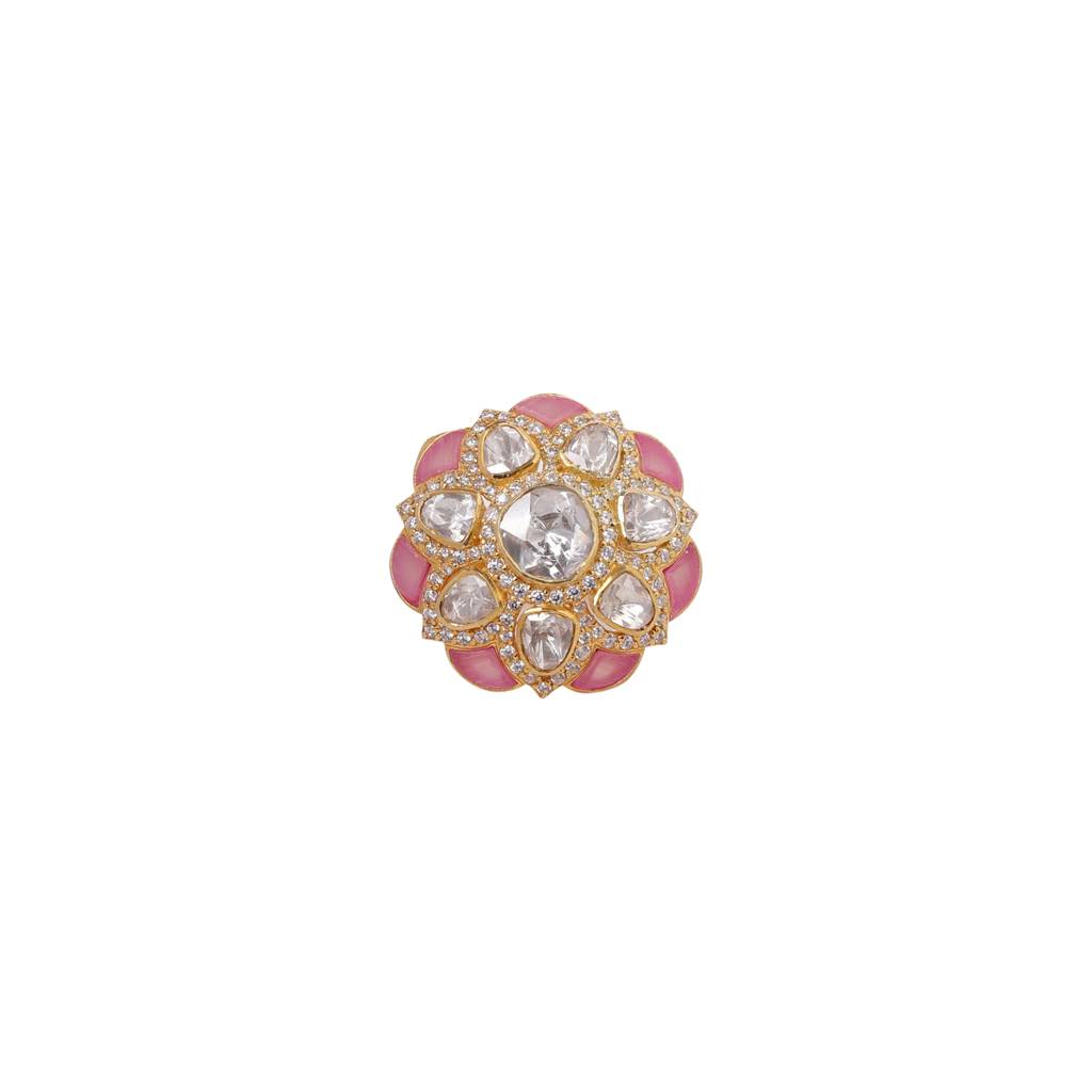 Moissanite Polki Ring 9 : PJ129