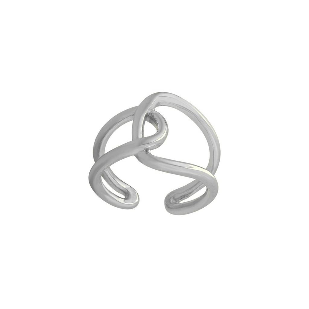 Cross Connected Ring : RG_SS_Cross_slvr