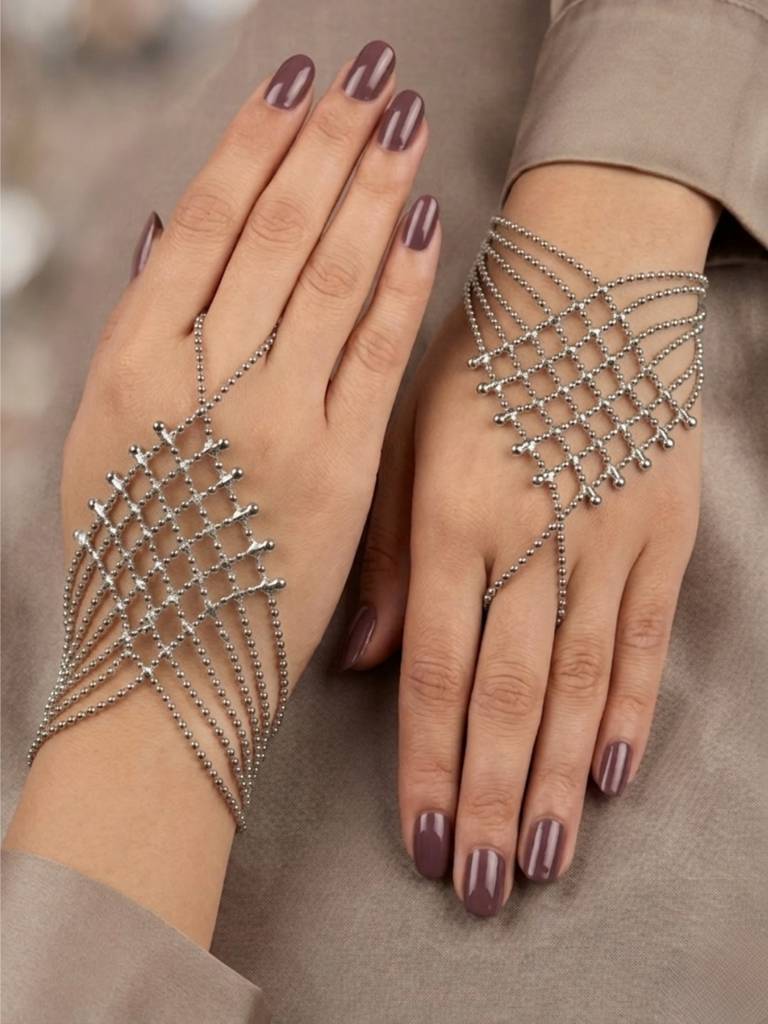 Set Of 2 Set Women Hathphool Wraparound Bracelet : VI26BC100092