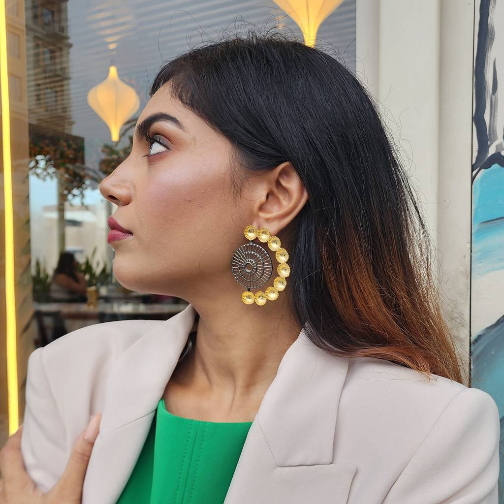Disc Party Earrings : AC-1052