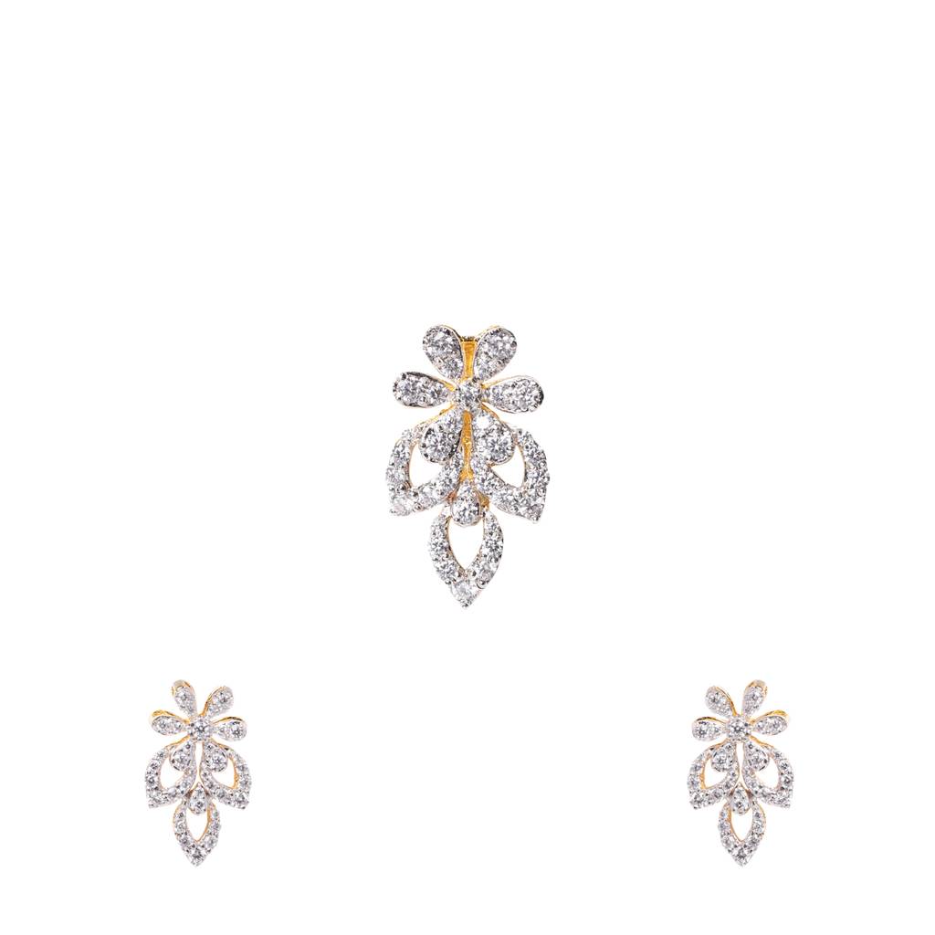 Cz Pendant Set : CS58