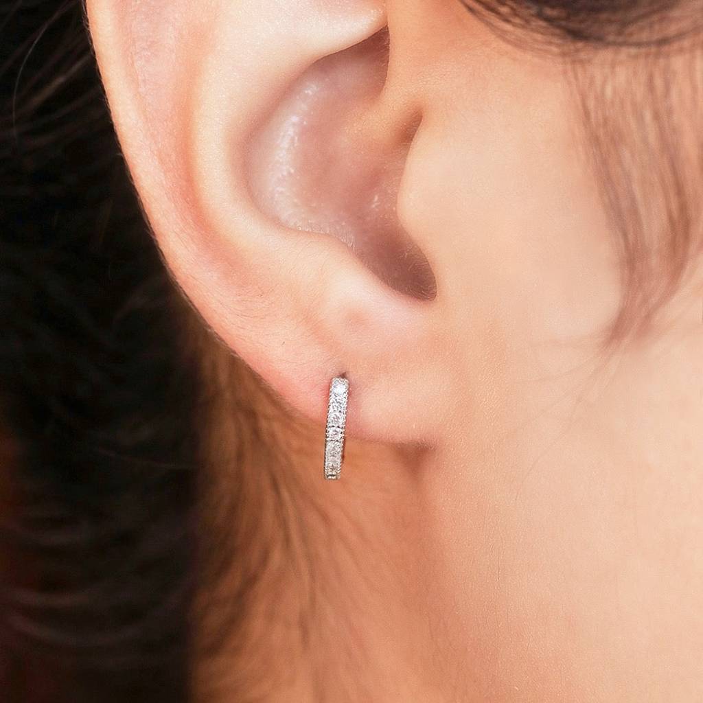 The Classic Moment Hoop 925 Silver Earrings : EAR-20112