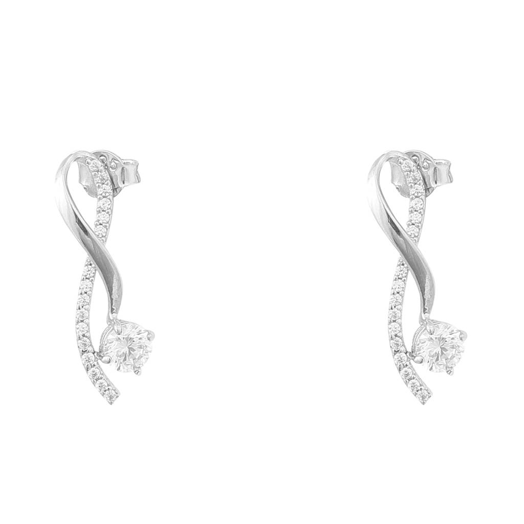 Iski Uski 925 Sterling Silver Dainty Drop Earrings