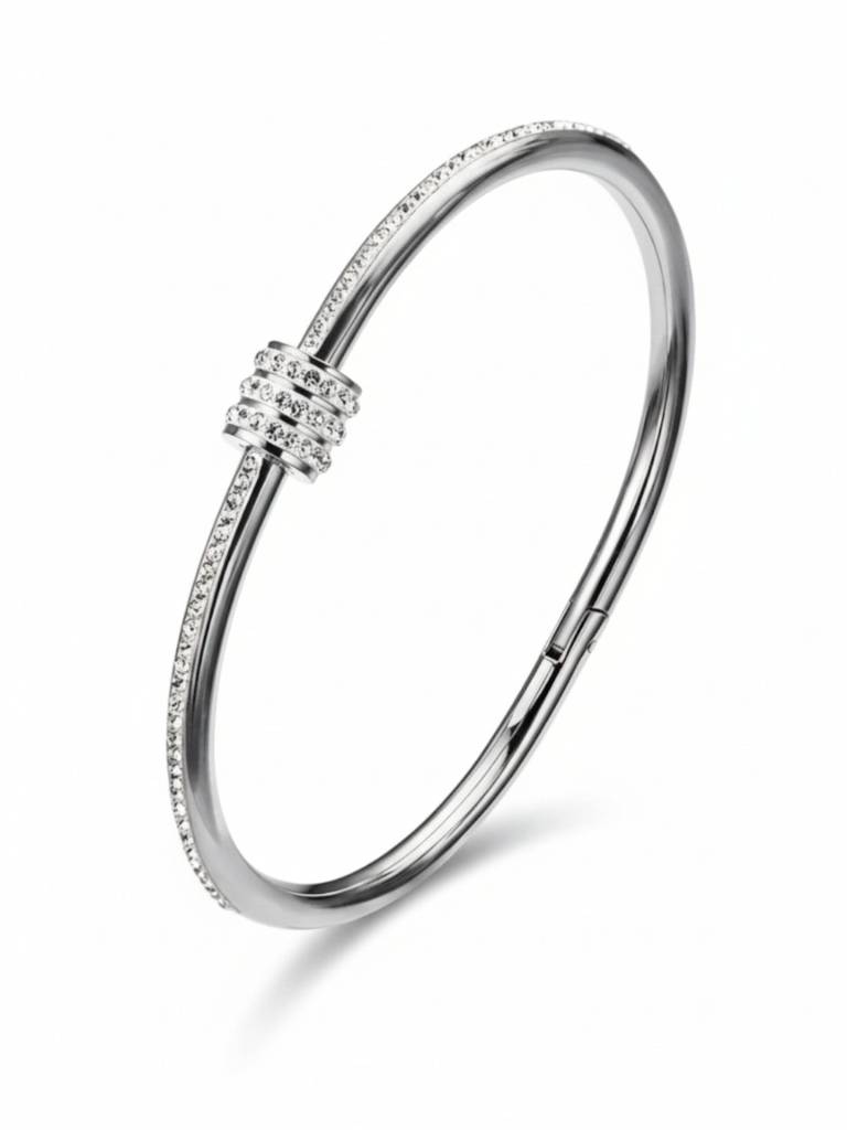 Titanium Zircon Bangle : CAO0026NIH