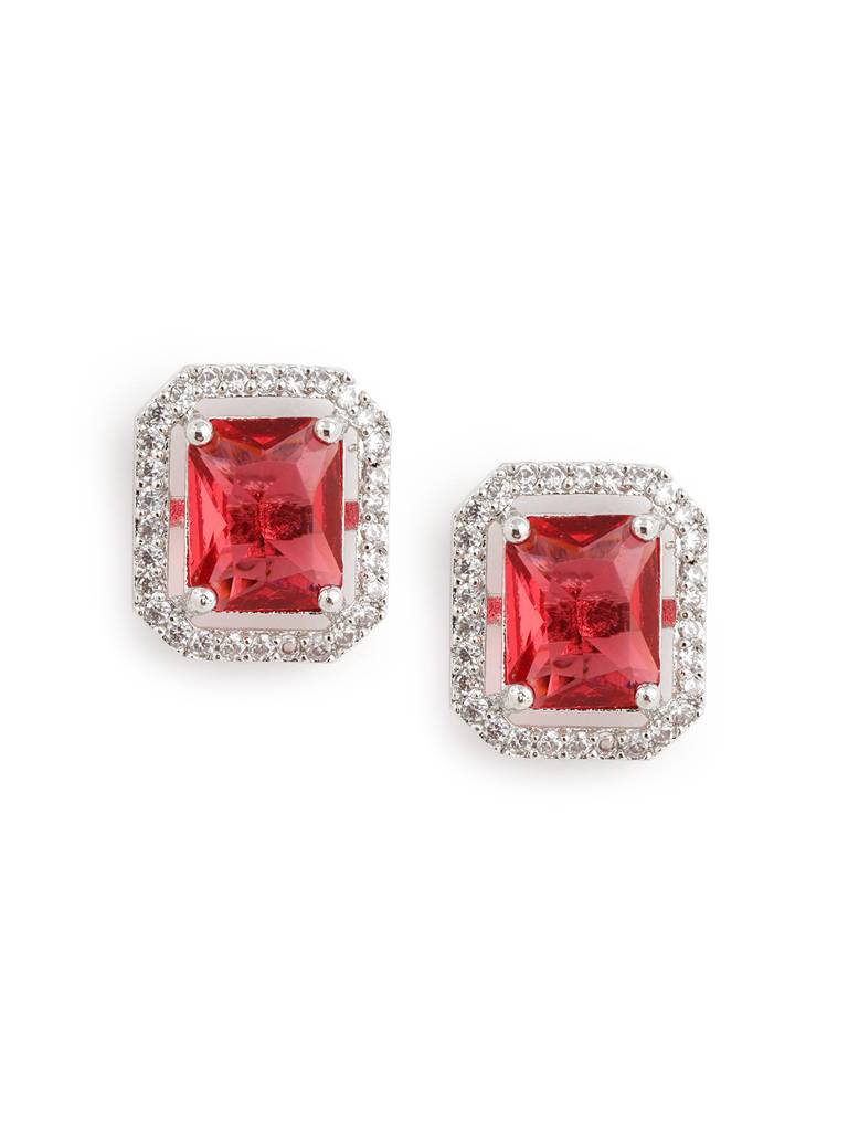 Celeste Ruby Stud Earrings : YI24A0638E