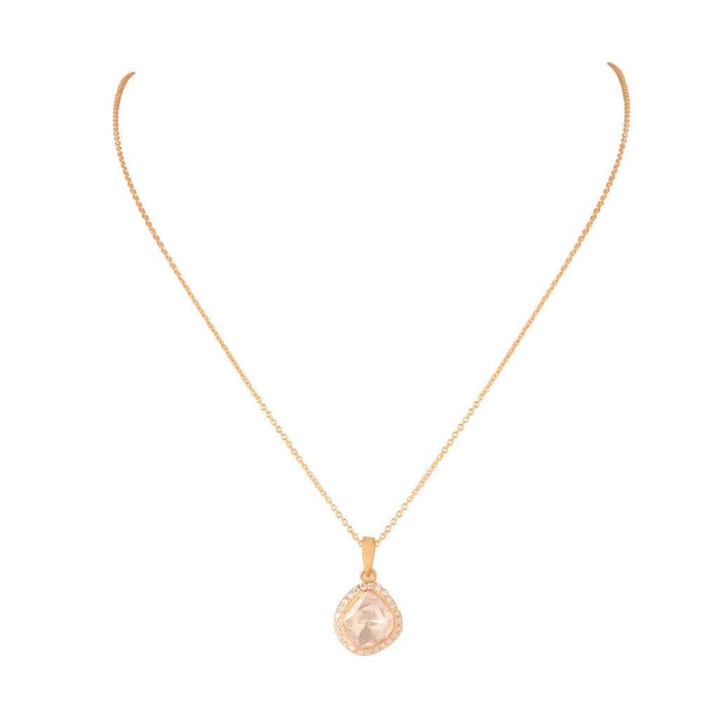 Moissanite Polki Pendant 4 : PJ101