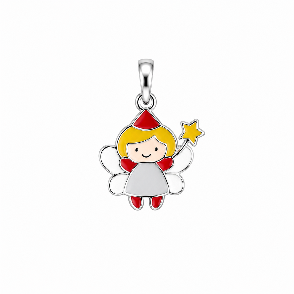 925 Silver Fairy Magic Pendant Necklace : PH05970