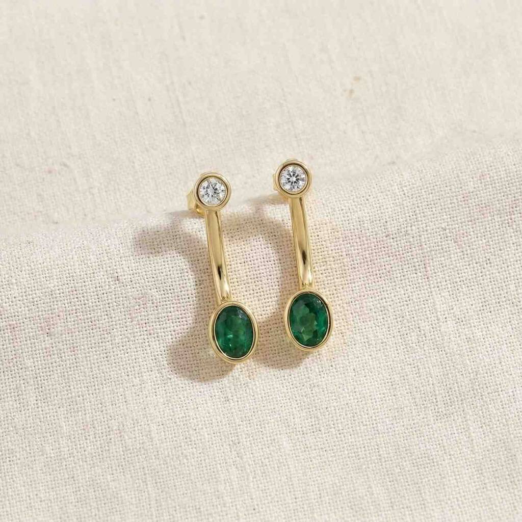 Kirakira Front-Back Earrings : ACE00475
