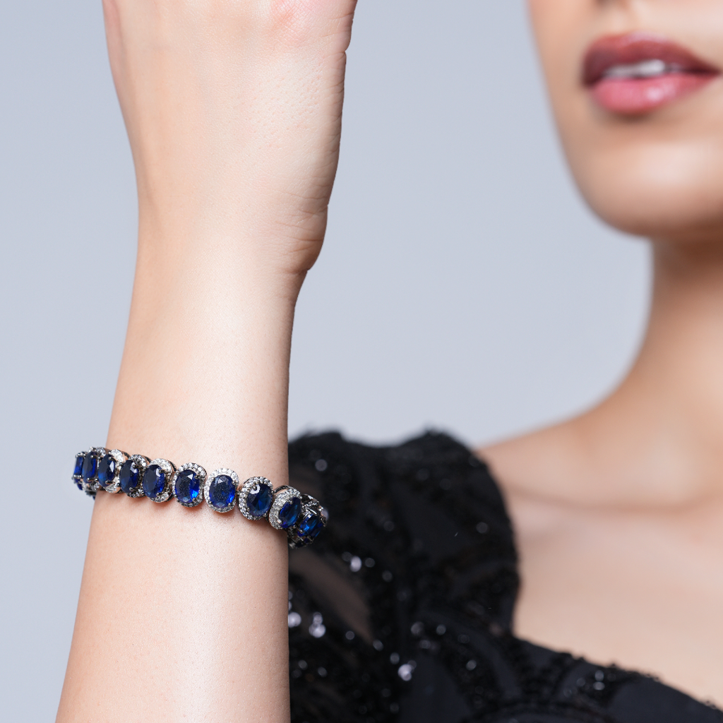 Black Polish Ad Bracelet : CAO0226VIH