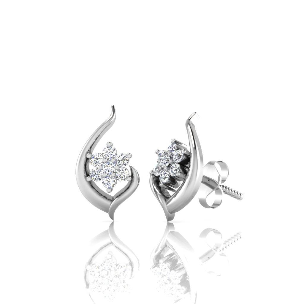 Iski Uski 925 Sterling Silver Swizzle Drop Earrings