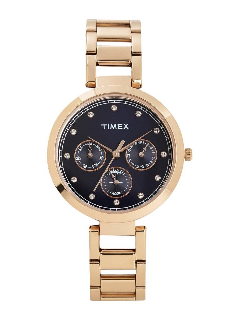 Timex Round 35Mm Analog Dial Women Watch : TW000X215
