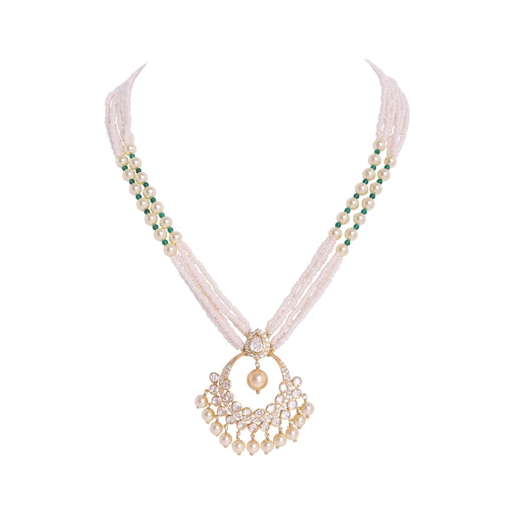 Moissanite Polki Necklace 4 : PJ119
